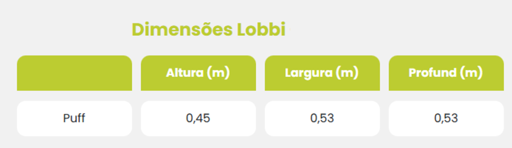 Pufe_Lobbi_Dimensões