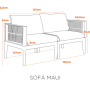 Sofá_Maui_Dimensões